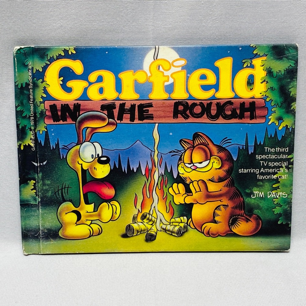 Garfield In The Rough Jim Davis 1984 Weekly Reader Vintage Comic Book